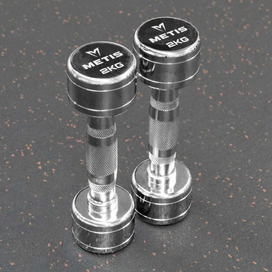 FORZA Dumbbell Tree Rack - 6 Tier Rack [6x Pair Chrome Set]