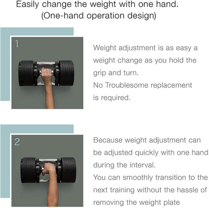 32kg Adjustable Single Weight Dumbbell for Men &amp; Women