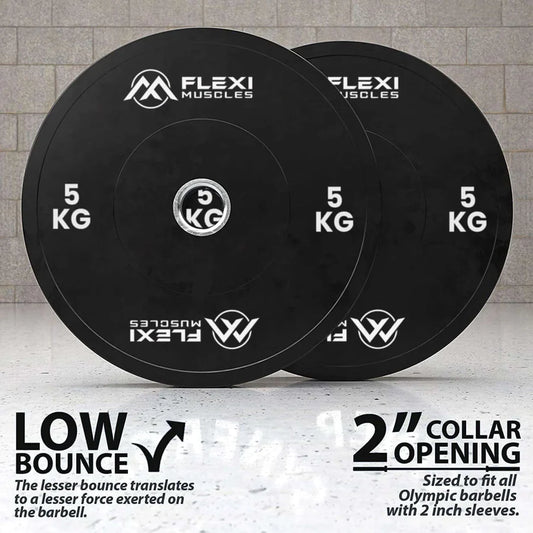 Olympic Bumper Barbell Plate (Single)