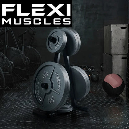 Olympic Barbell Weight Plates Rack.
