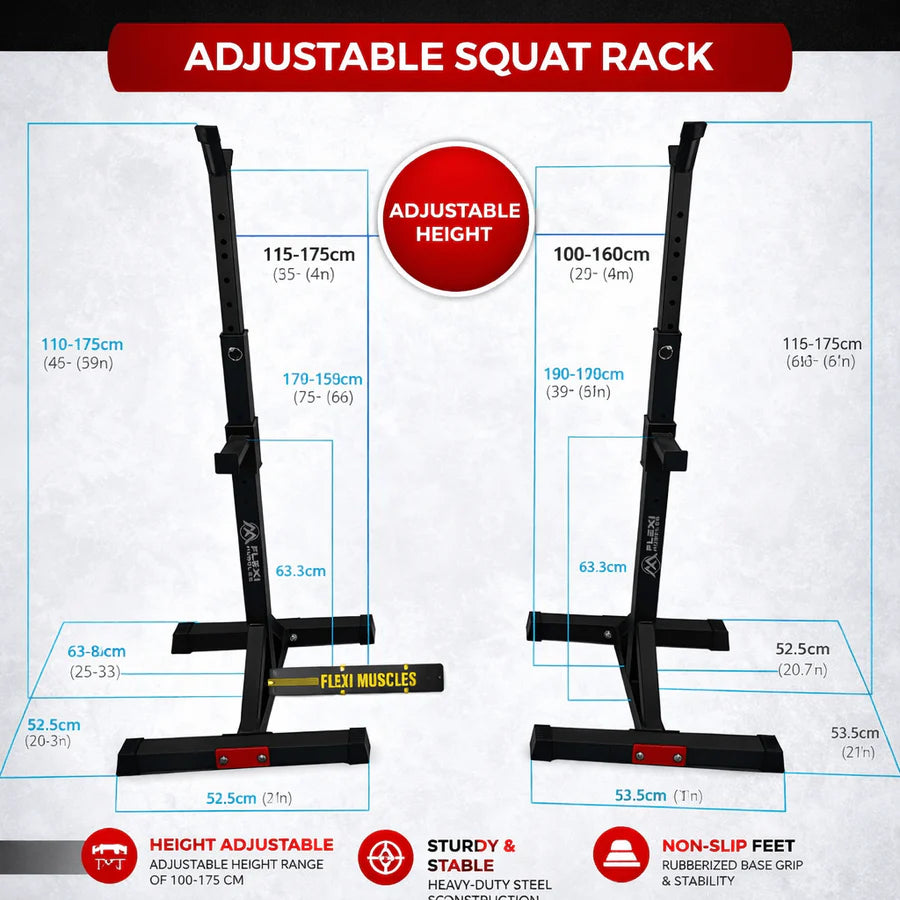 Multi-purpose Squat Rack and Bench Press Rack.