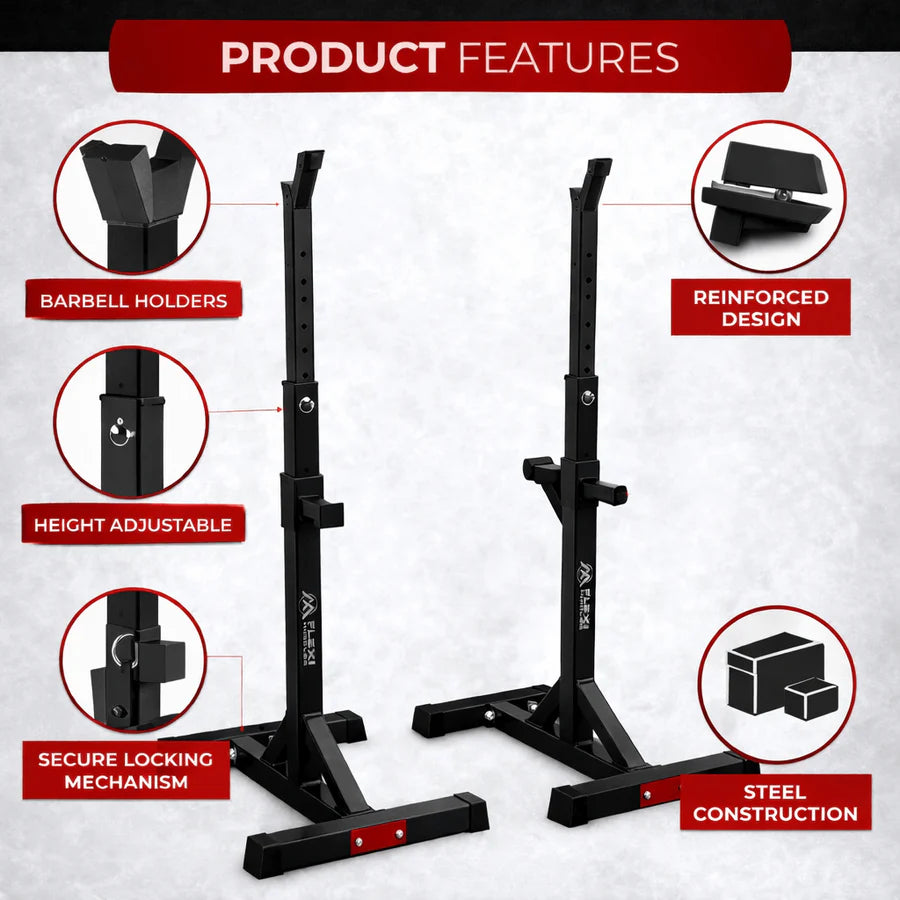 Multi-purpose Squat Rack and Bench Press Rack.