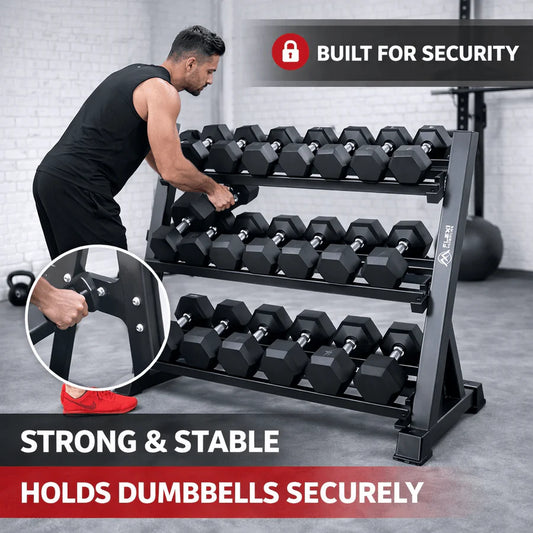 3 Tier Weight Storage Rack for Dumbbells