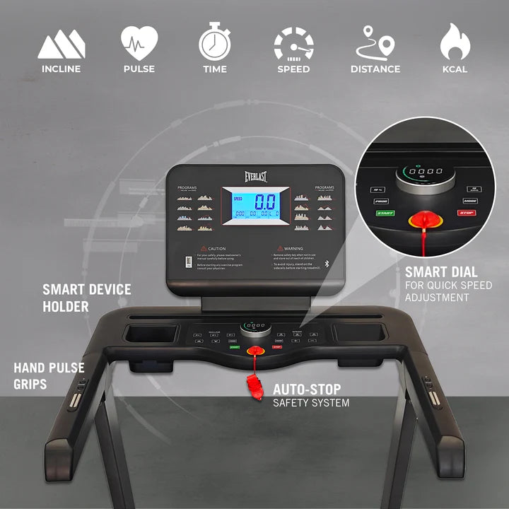 Everlast Echo Treadmill with Bluetooth & Fitness Apps