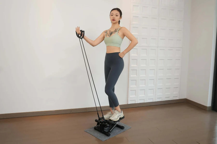 Flexi Muscles - Exercise Stepper with Resistance Bands