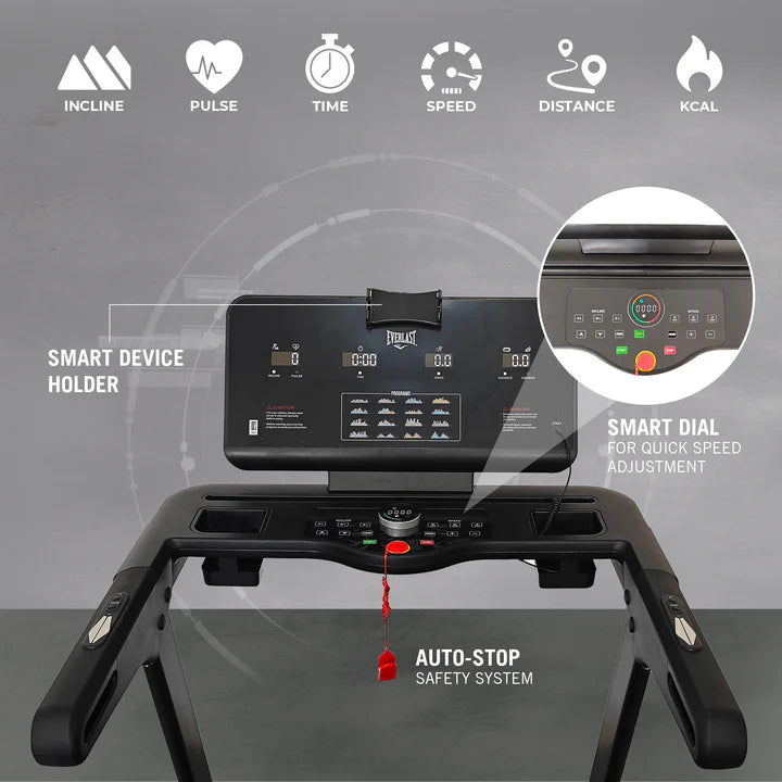 Everlast Fortis Treadmill with Bluetooth & Fitness Apps