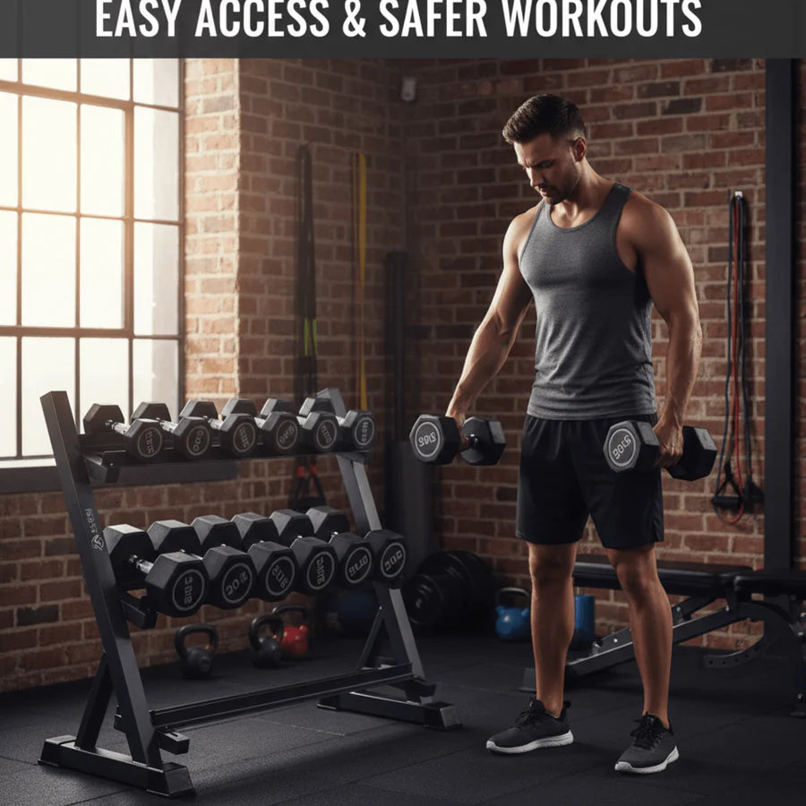 3 Tier Weight Storage Rack for Dumbbells