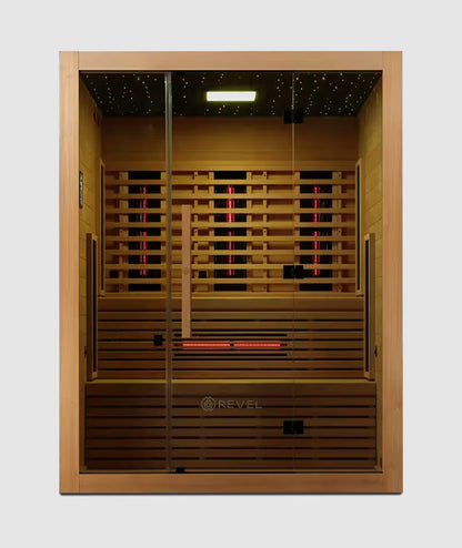 Revel NordicWave 3-4 Person Infrared & Traditional Hybrid Sauna