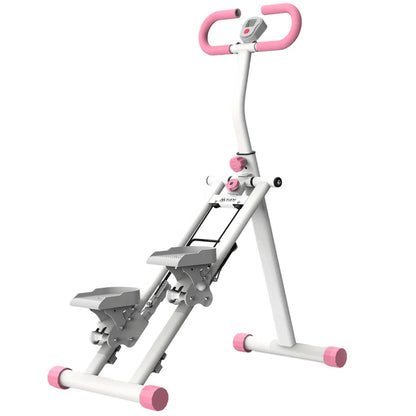 Stair Stepper with Handlebar, Foldable Vertical Climber Exercise Machine