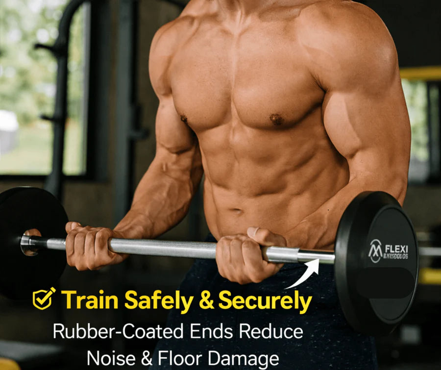 Rubber Fixed Straight Pre-Loaded Weights