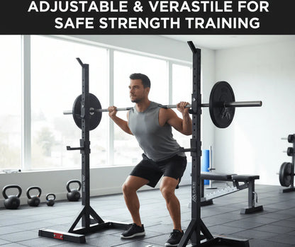 Multi-purpose Squat Rack and Bench Press Rack.