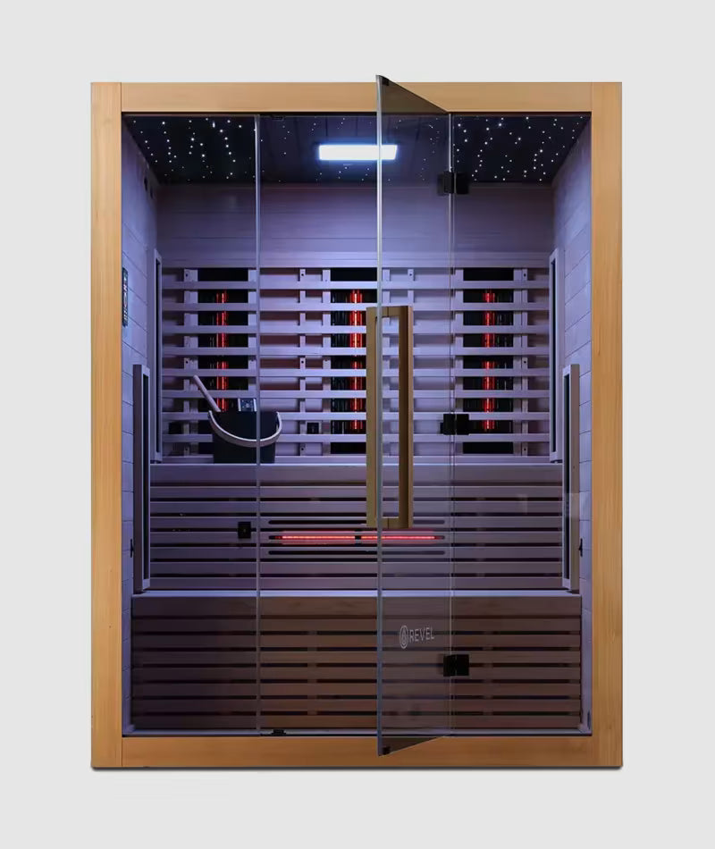 Revel NordicWave 3-4 Person Infrared & Traditional Hybrid Sauna