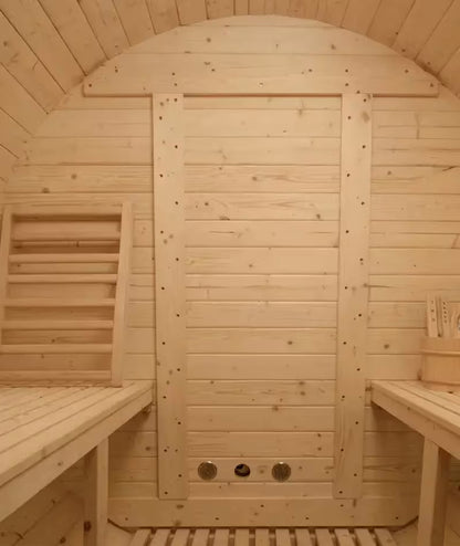 Revel Eden - 4 Person Traditional Barrel Sauna