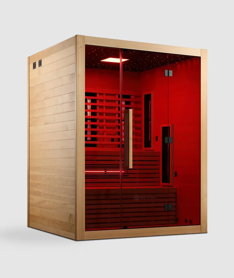 Revel NordicWave 3-4 Person Infrared & Traditional Hybrid Sauna