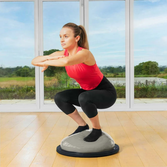 METIS Balance Ball/Trainer [With Resistance Bands & Pump]
