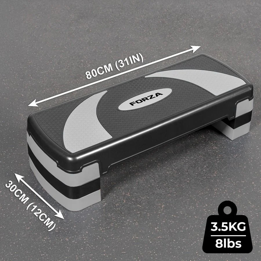 FORZA Adjustable Fitness/Aerobic Step [3 Height Settings]