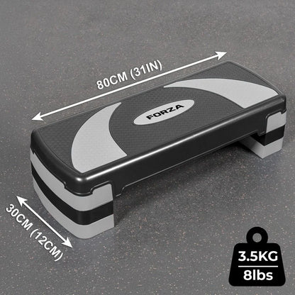 FORZA Adjustable Fitness/Aerobic Step [3 Height Settings]