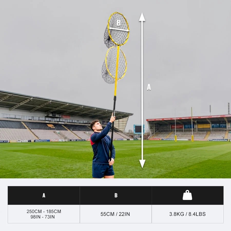 FORZA 2in1 Rugby Lineout Hoop Net & Target