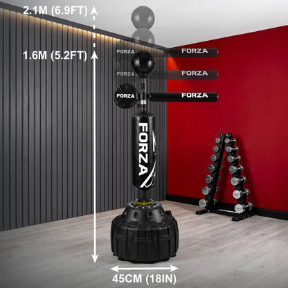 FORZA Reflex Punch Bag [Speed Bag + Bar]