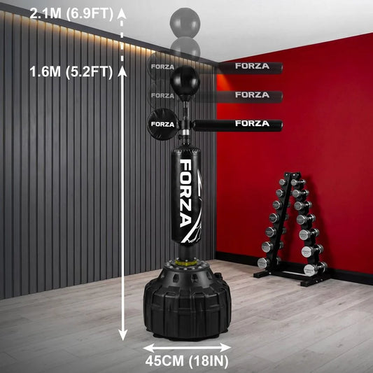 FORZA Reflex Punch Bag [Speed Bag + Bar]