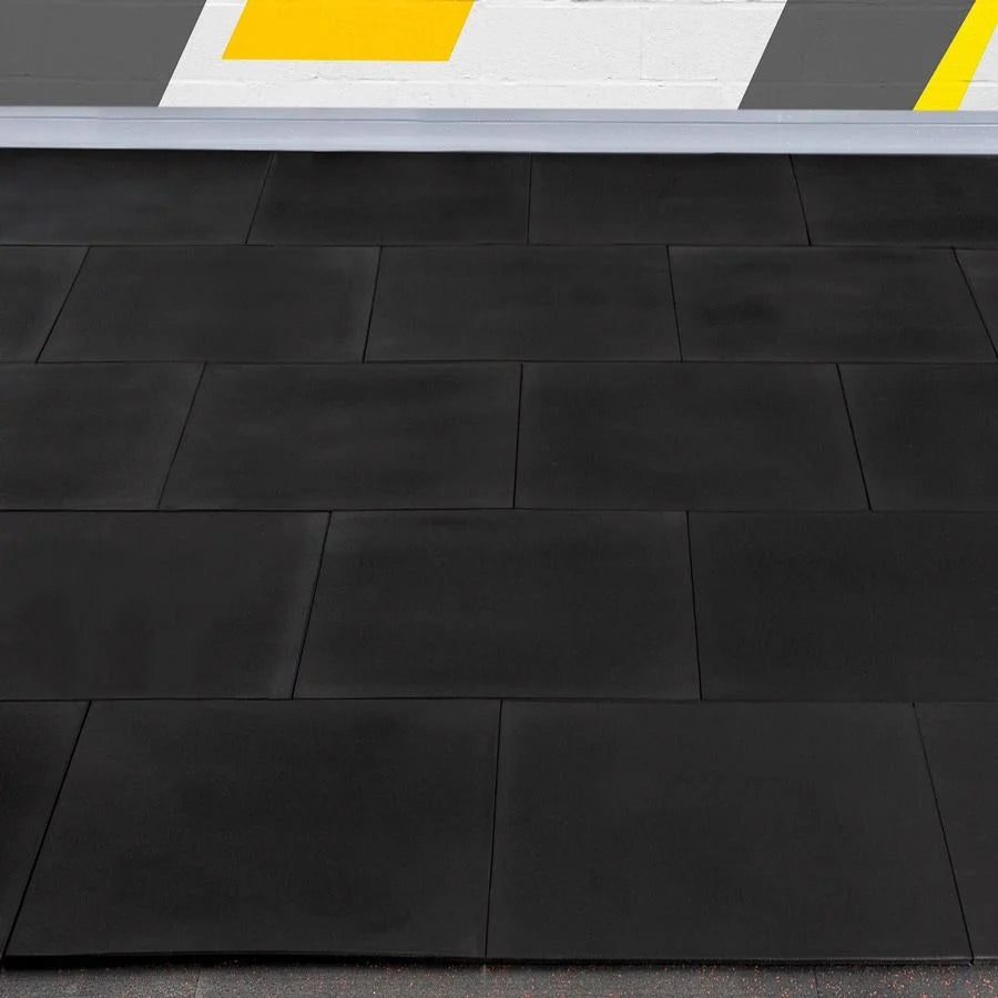 FORZA Rubber Gym Flooring Mats [50cm x 50cm] - Pack of 4