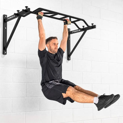 FORZA Wall Mounted Pull Up Bar [2x Styles]