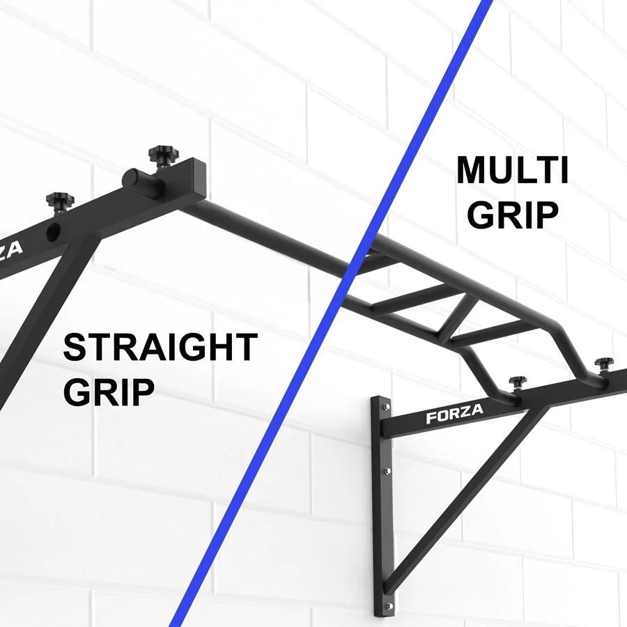 FORZA Wall Mounted Pull Up Bar [2x Styles]