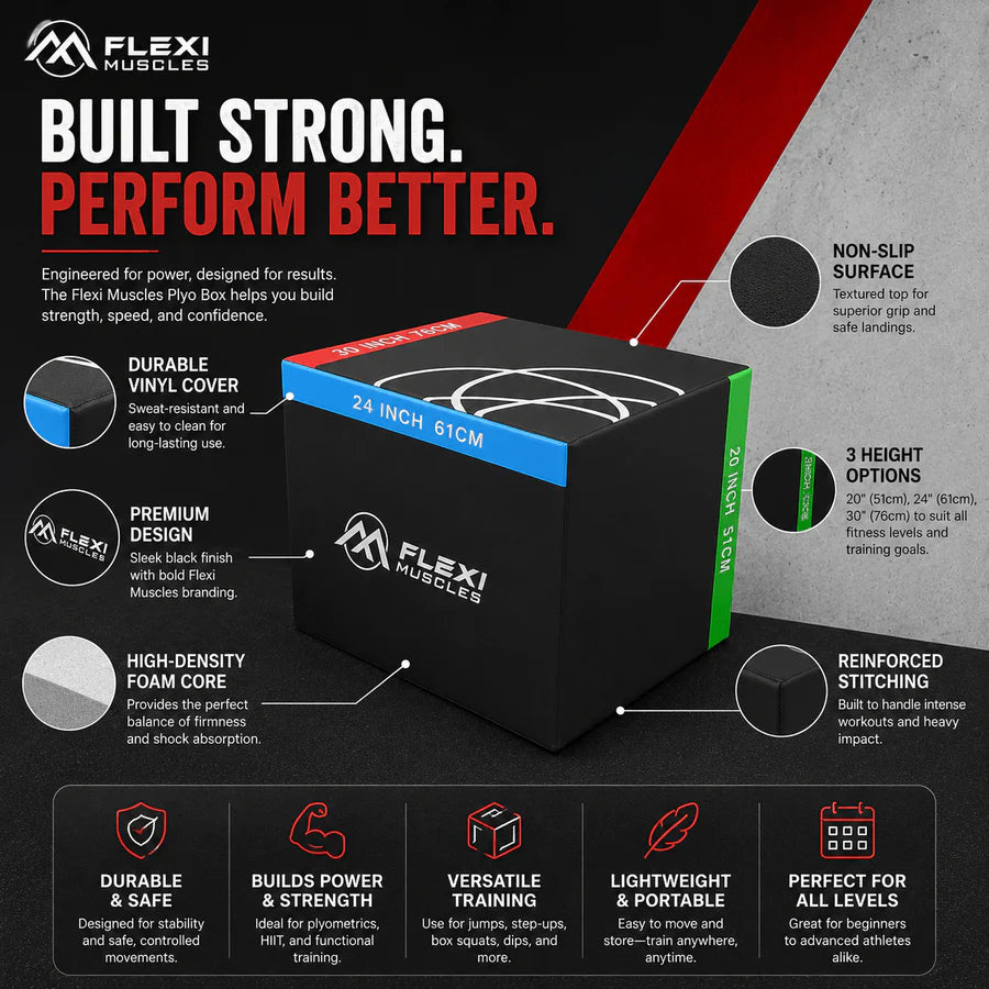 3 in 1 Plyo Box for Jumping