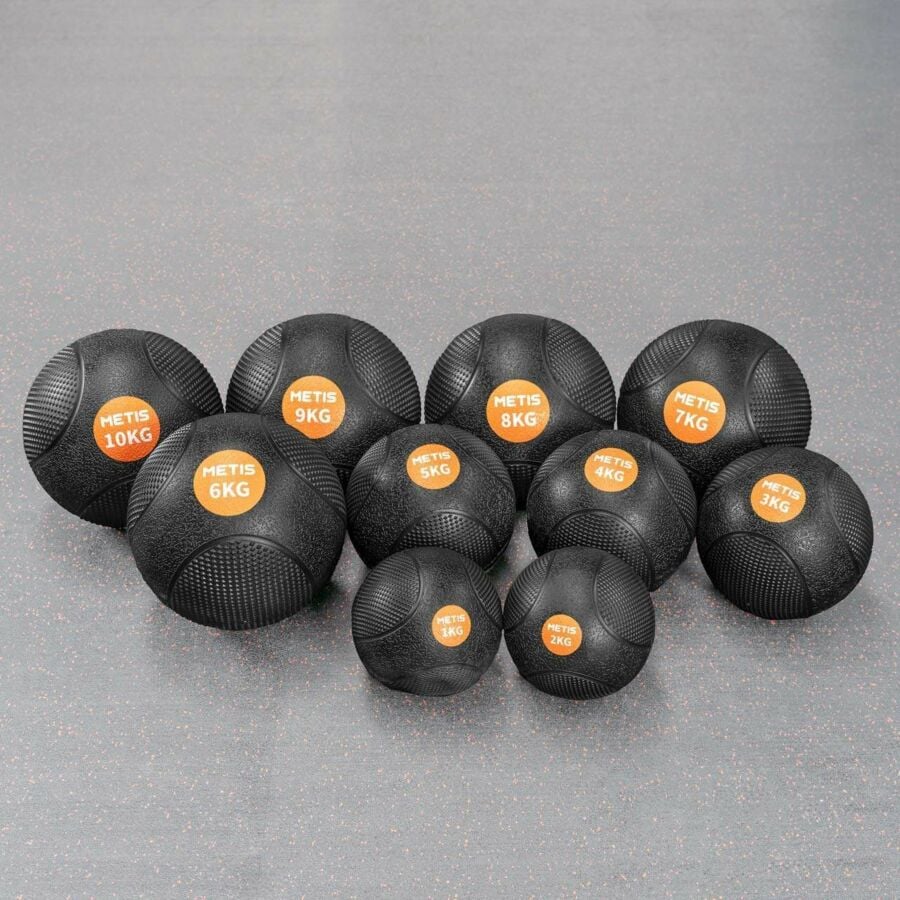 METIS Medicine Ball/Slam Ball Storage Rack [Medicine Ball Complete Set + 2 Racks]