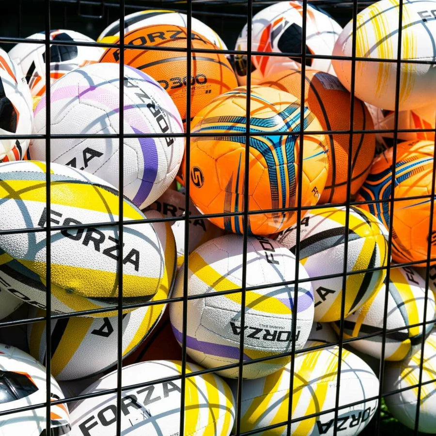 Portable Ball Cage Trolley & Equipment Cart [40 Balls]