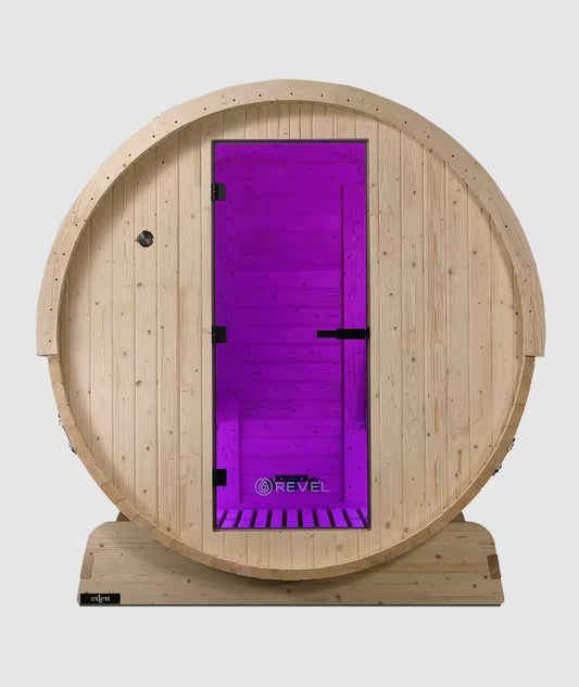Revel Eden - 4 Person Traditional Barrel Sauna