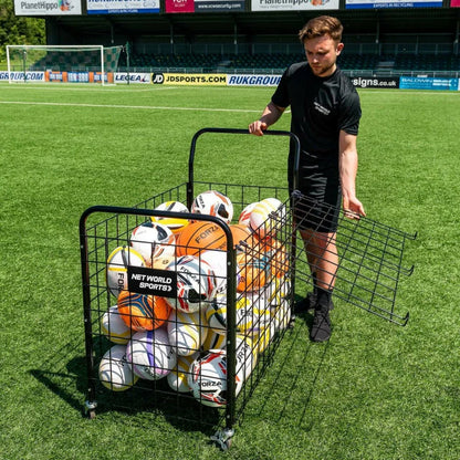 Portable Ball Cage Trolley & Equipment Cart [40 Balls]