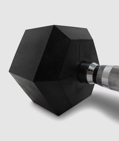 Force USA Rubber Hex 1kg-10kg Set With Dumbbell Rack