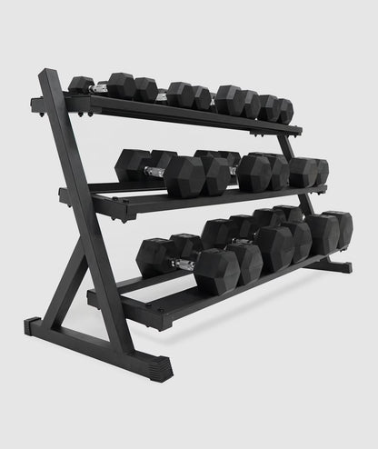 Force USA 3 Tier Commercial Dumbbell Rack