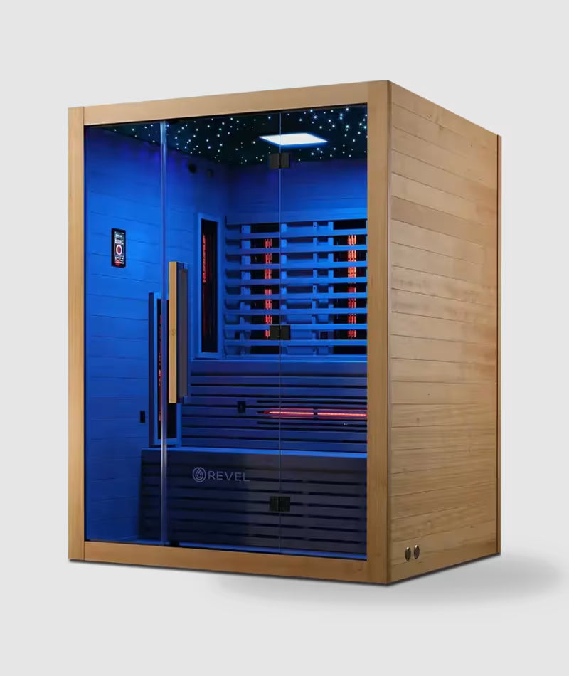 Revel NordicWave 3-4 Person Infrared & Traditional Hybrid Sauna