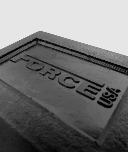 Force USA Rubber Hex 1kg-10kg Set With Dumbbell Rack