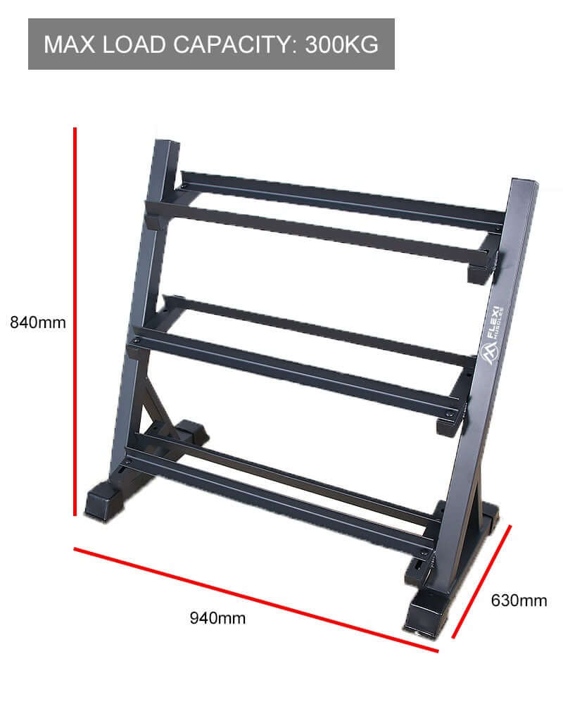 3 Tier Weight Storage Rack for Dumbbells