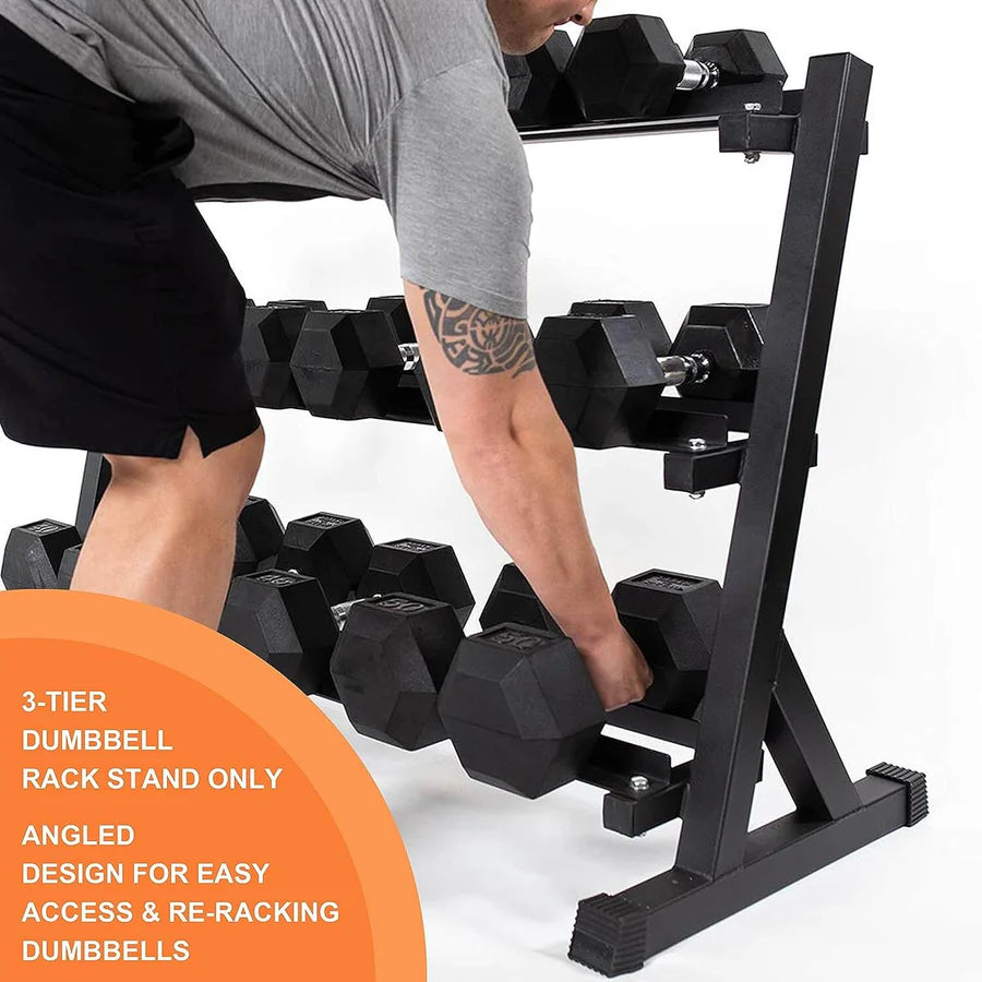 3 Tier Weight Storage Rack for Dumbbells