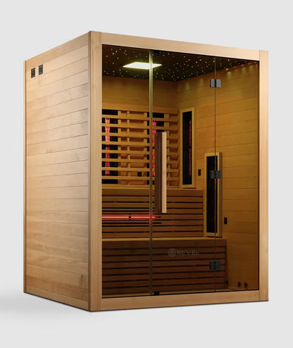 Revel NordicWave 3-4 Person Infrared & Traditional Hybrid Sauna