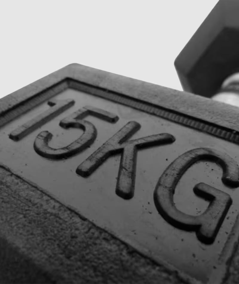 SKS Strength Rubber Hex Dumbbells