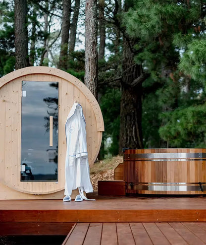 Revel Eden - 4 Person Traditional Barrel Sauna
